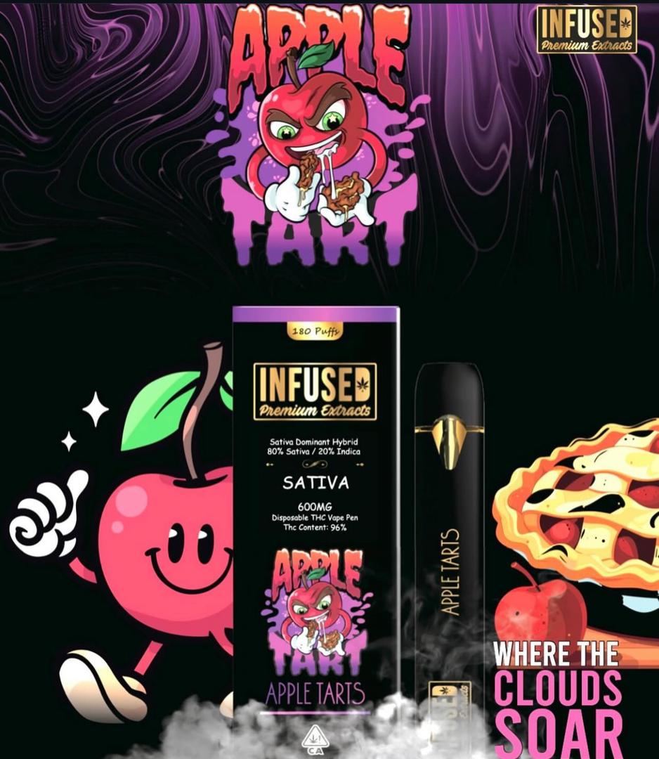 600MG Infused Premium Extract Vapes