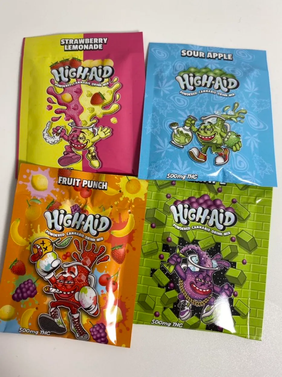 High-Aid powdered Cannabis Drink Mix